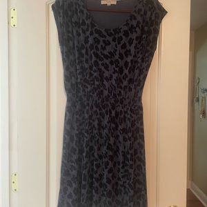 Loft cheetah print dress